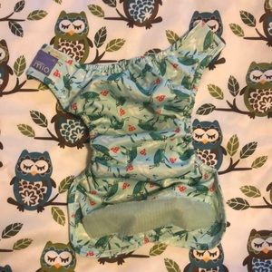 Bambino mio. Covers. Double gusset Velcro. Grasshopper and bee